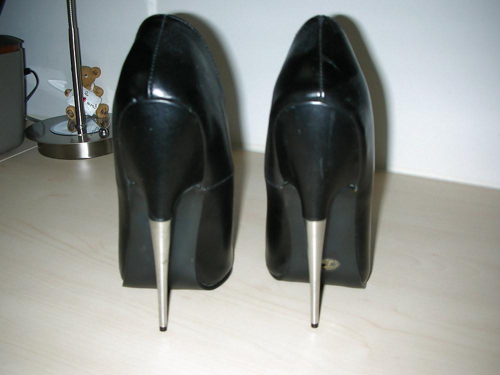 25P High heels of my horny wife - shoe closet