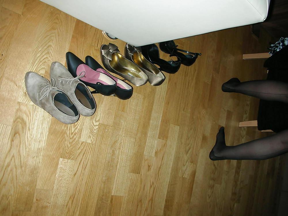 25P High heels of my horny wife - shoe closet