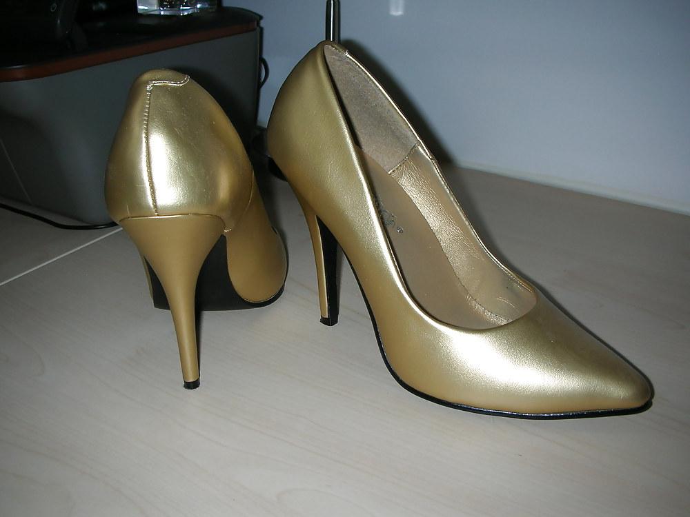 25P High heels of my horny wife - shoe closet
