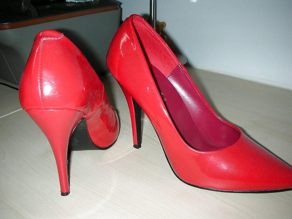 25P High heels of my horny wife - shoe closet