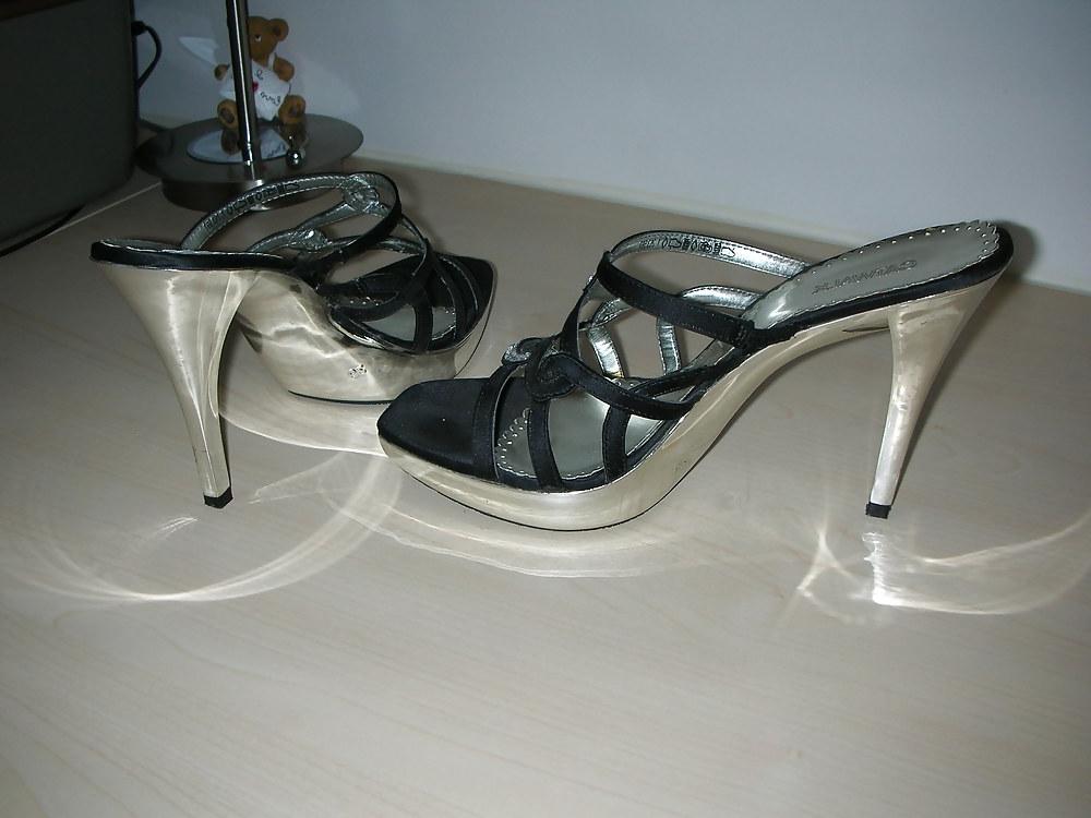 25P High heels of my horny wife - shoe closet