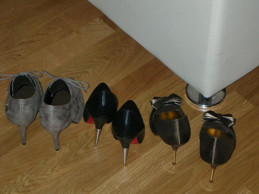 25P High heels of my horny wife - shoe closet
