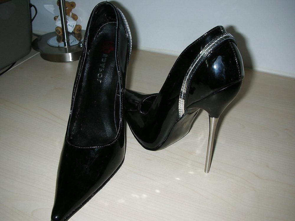 25P High heels of my horny wife - shoe closet