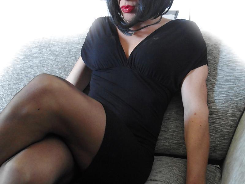 10P Sexy crossdresser posing 2