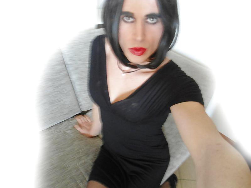 10P Sexy crossdresser posing 2