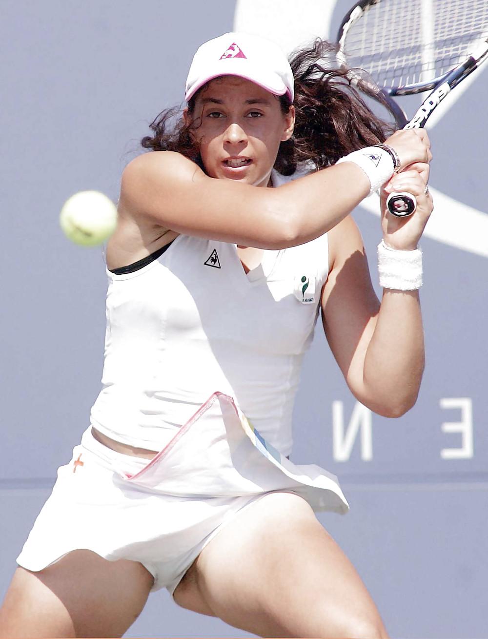 6P Marion Bartoli - tennis - upskirt panties voyeur - hairy?