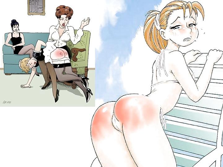 25P Spanking and whip for submissives housewifes