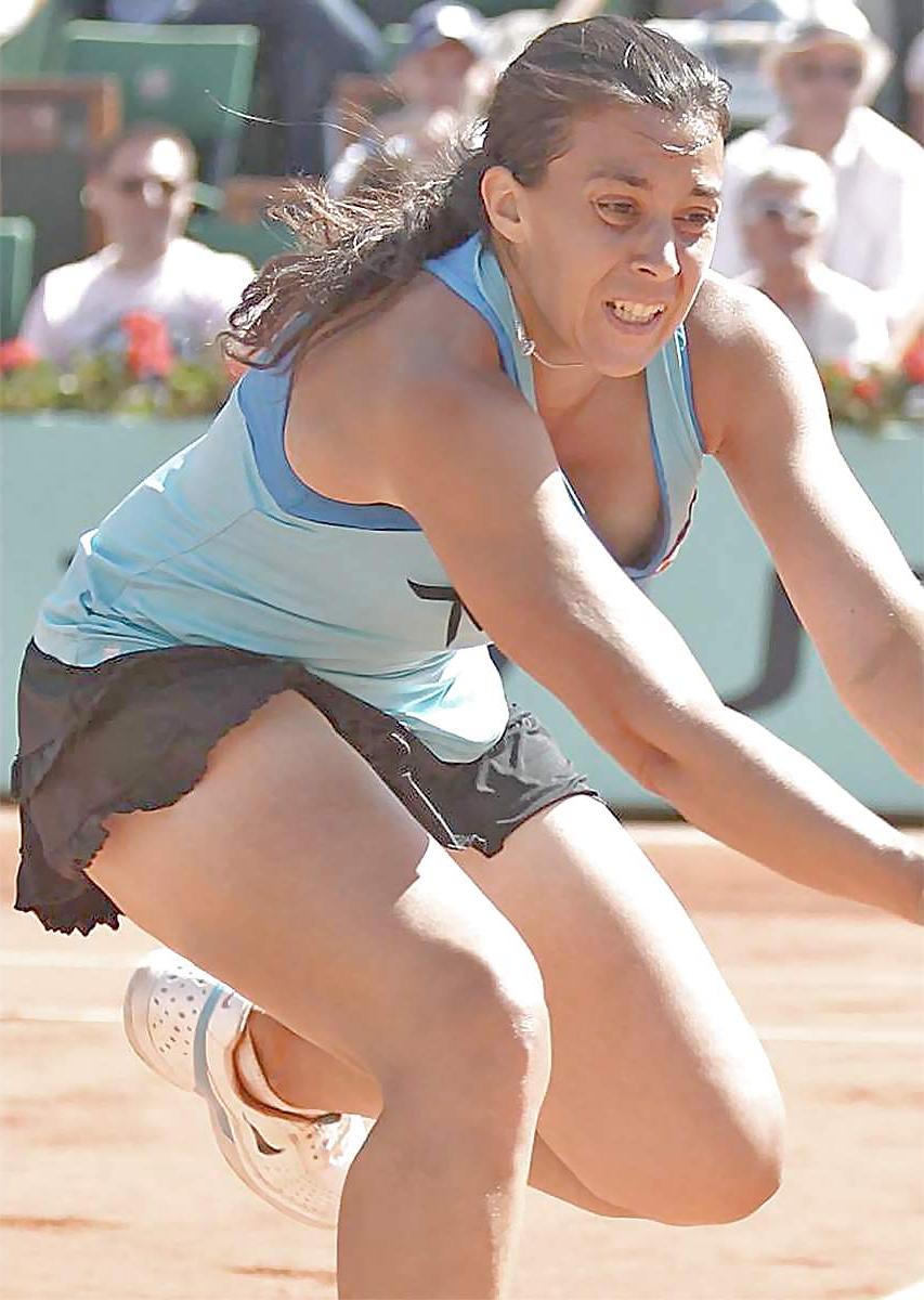 7P Marion Bartoli (hairy upskirt)