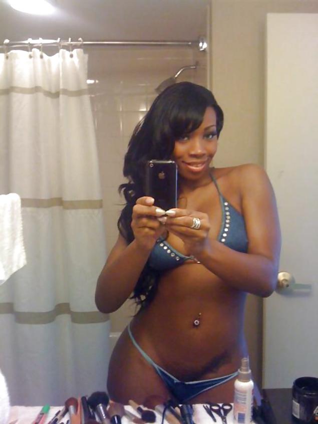 16P BEAUTIFUL BLACK BIG BROWN BOOTY BABE