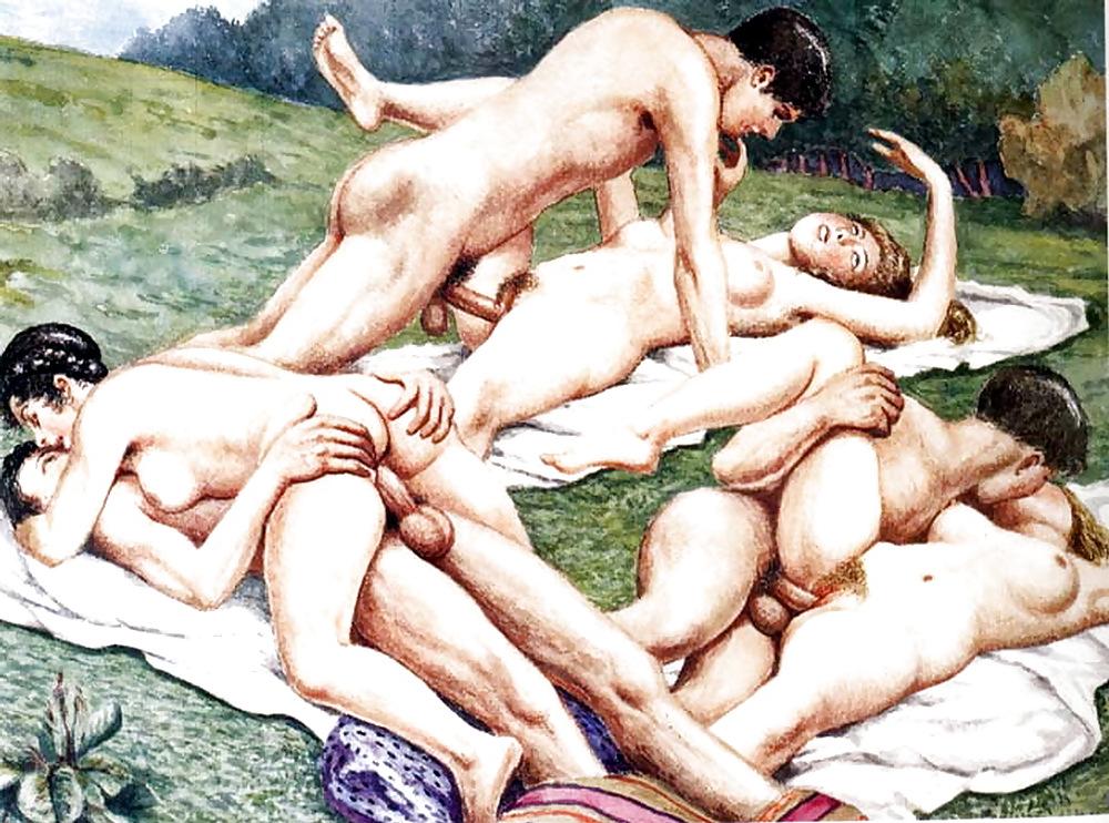 25P Erotic drawings! Mixed!
