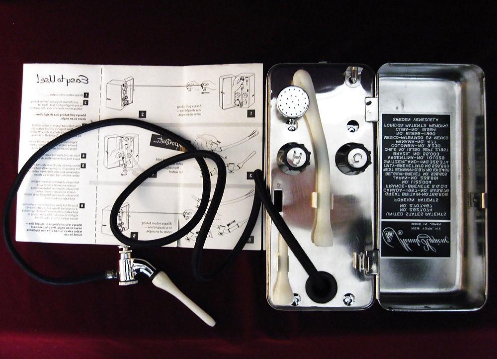 8P Amazing vintage electric powered  douche and enema machine