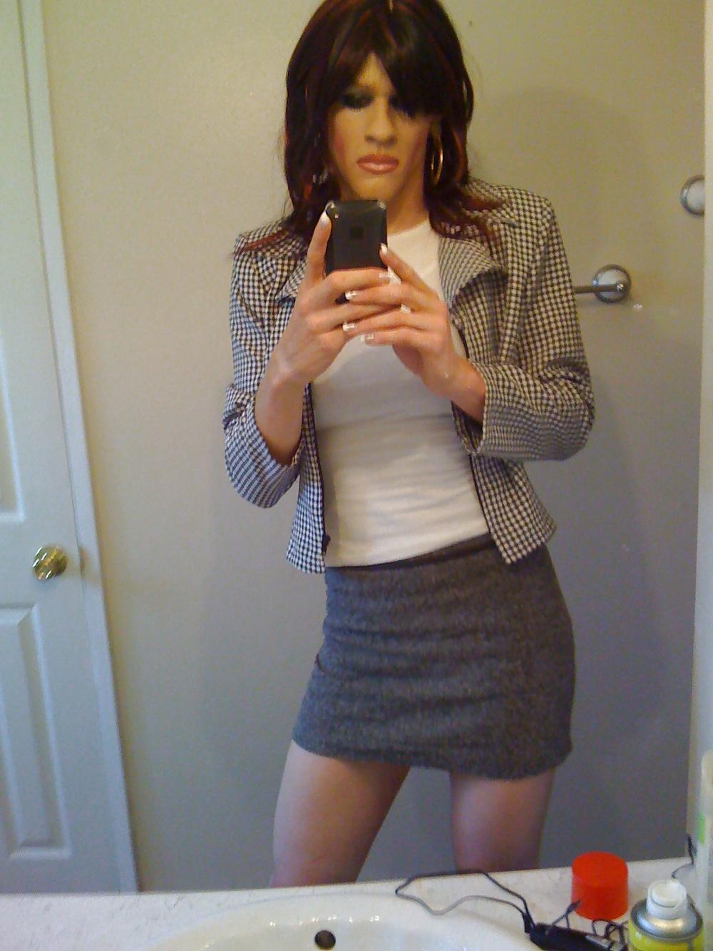 14P KynkiNikki white crossdresser for Black Men