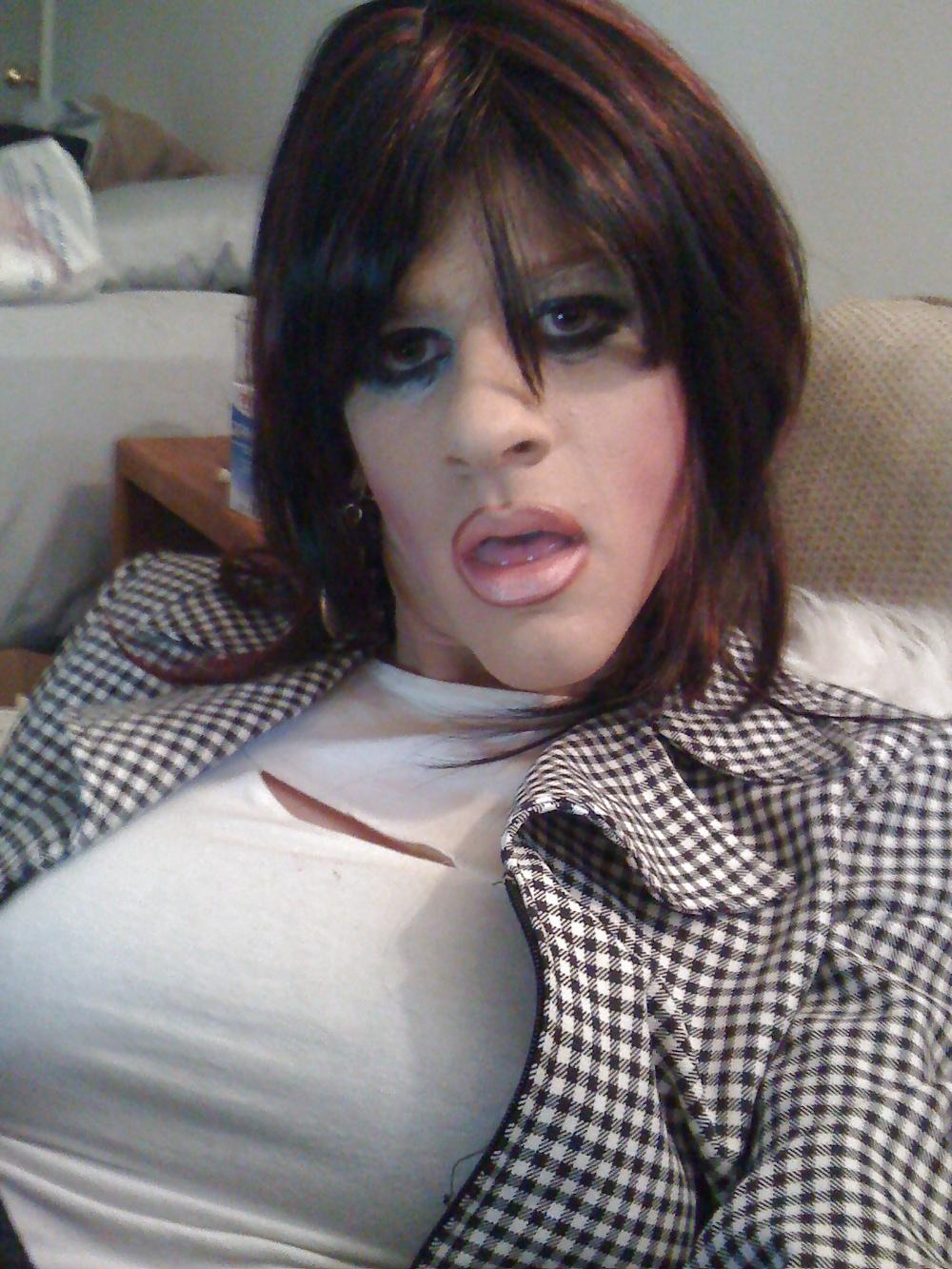 14P KynkiNikki white crossdresser for Black Men