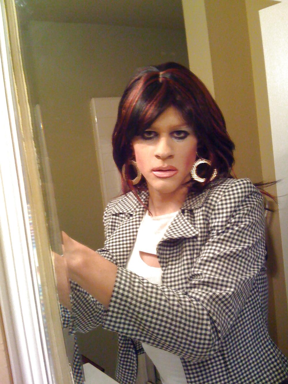 14P KynkiNikki white crossdresser for Black Men