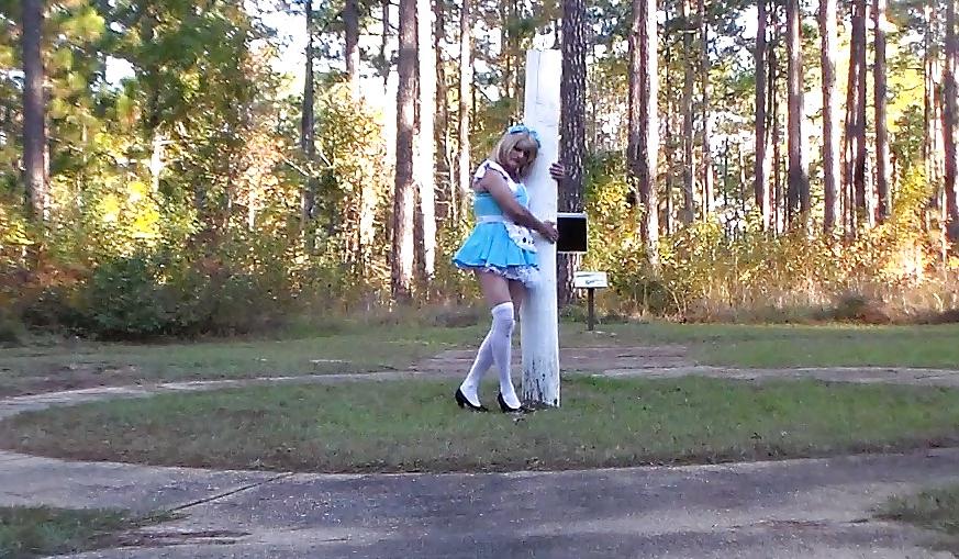 9P Crossdresser school girl