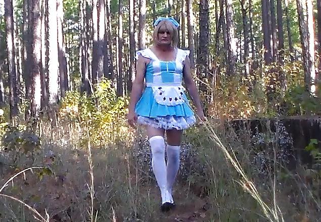 9P Crossdresser school girl