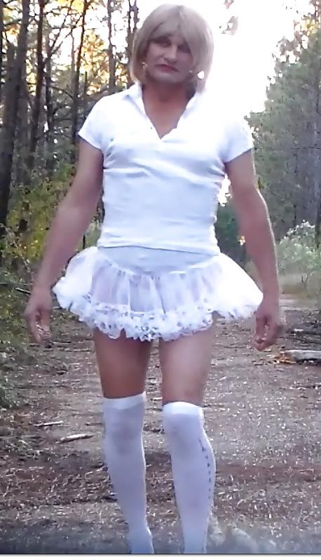 9P Crossdresser school girl