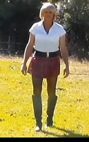 9P Crossdresser school girl