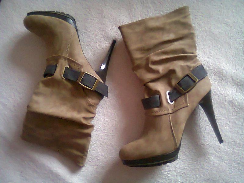 5P New high heeled leather boots I'm gonna buy