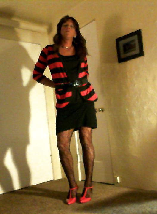 13P Crossdresser Lisa playing at home