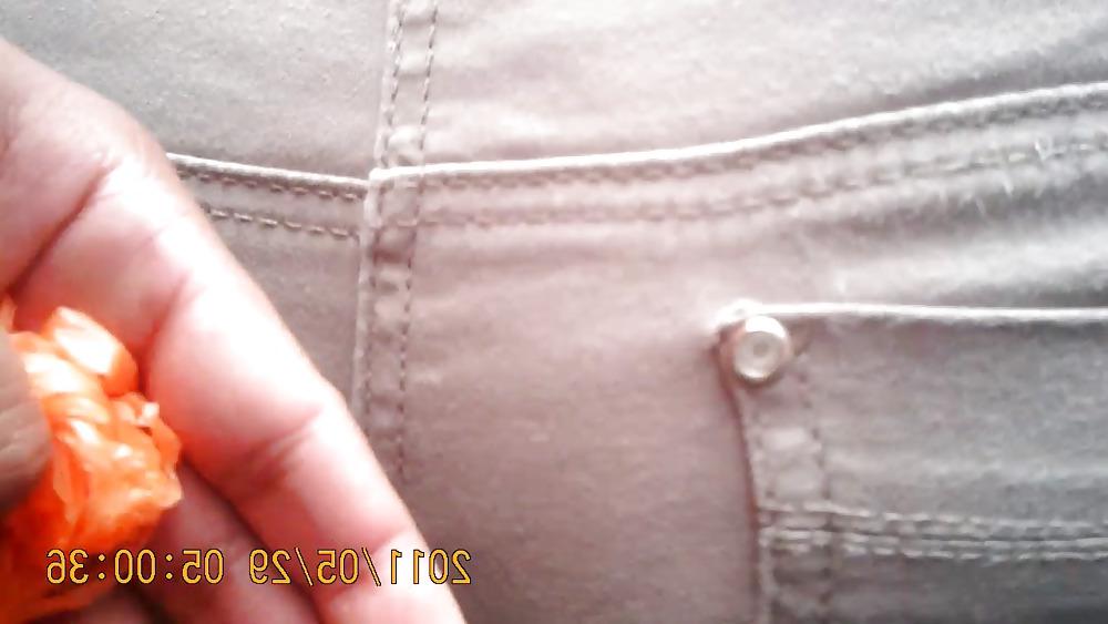 15P White Milf booty grope