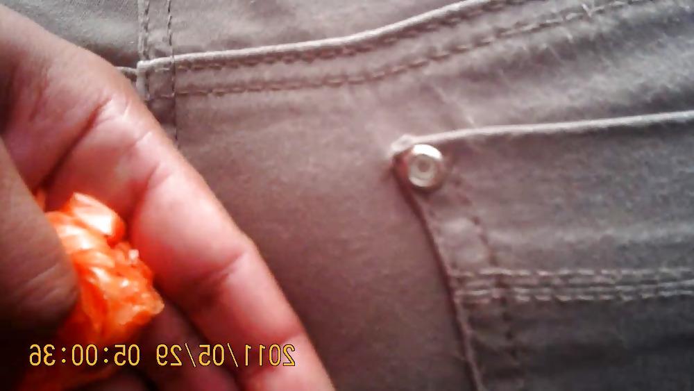 15P White Milf booty grope
