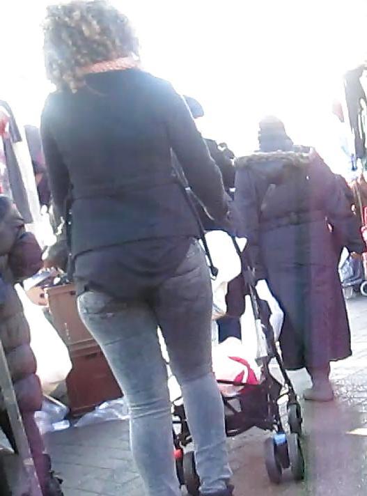 12P Black Jeans Booty