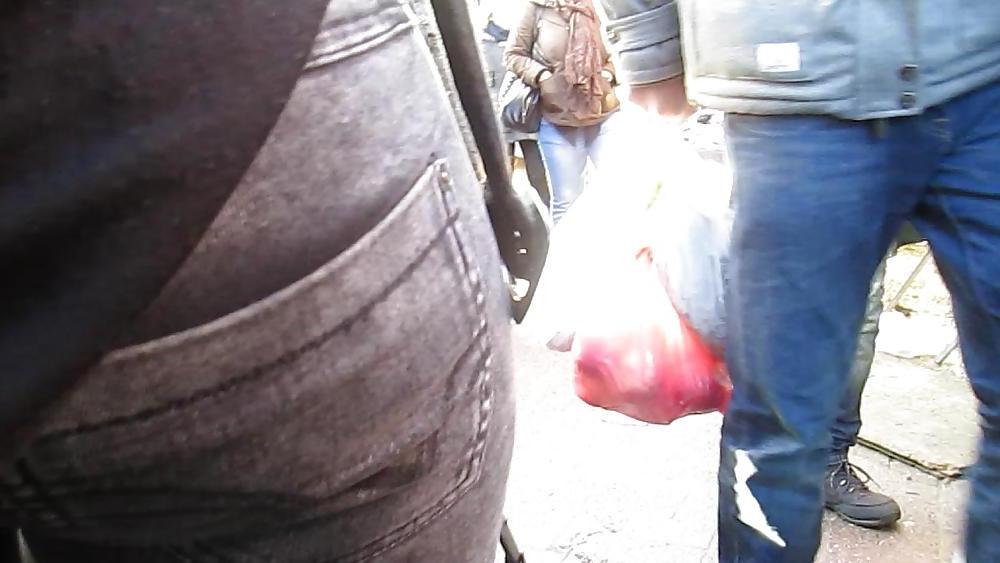 12P Black Jeans Booty