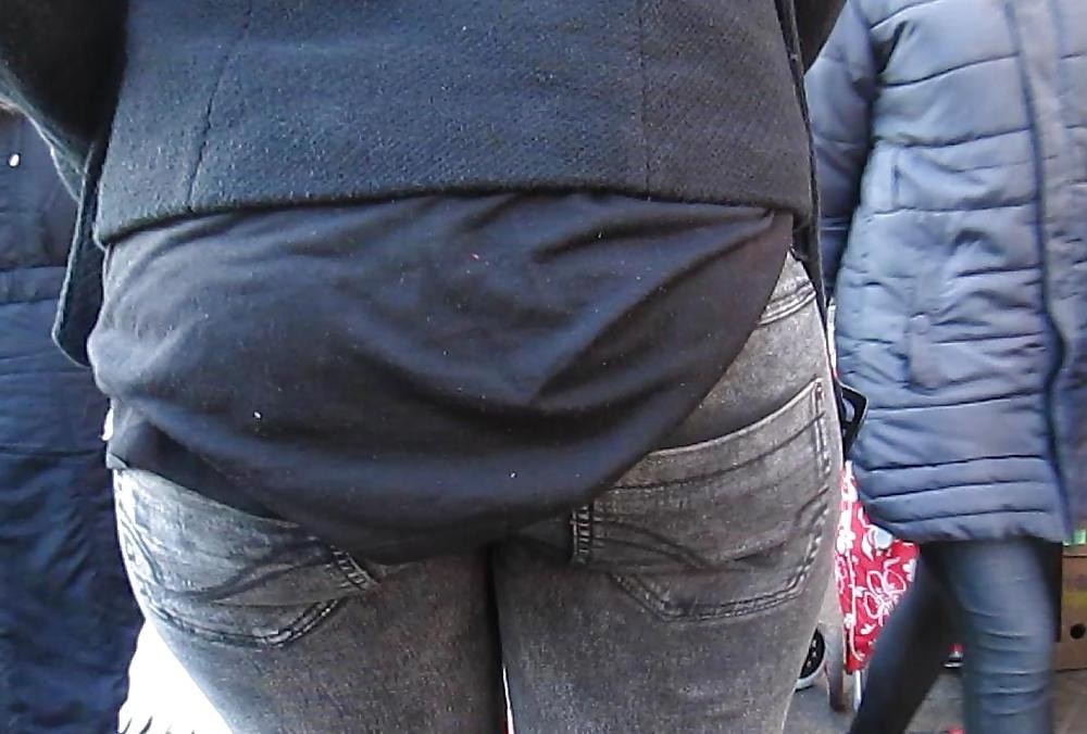 12P Black Jeans Booty