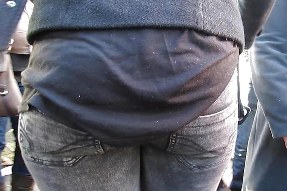 12P Black Jeans Booty