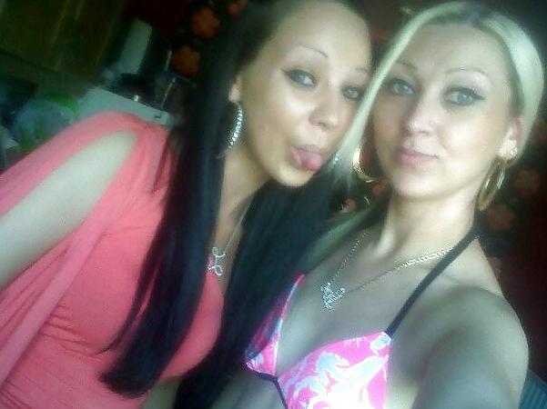 15P Chav slut sisters