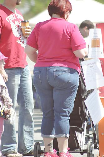 17P Mostly bbw asses.   public.  spy