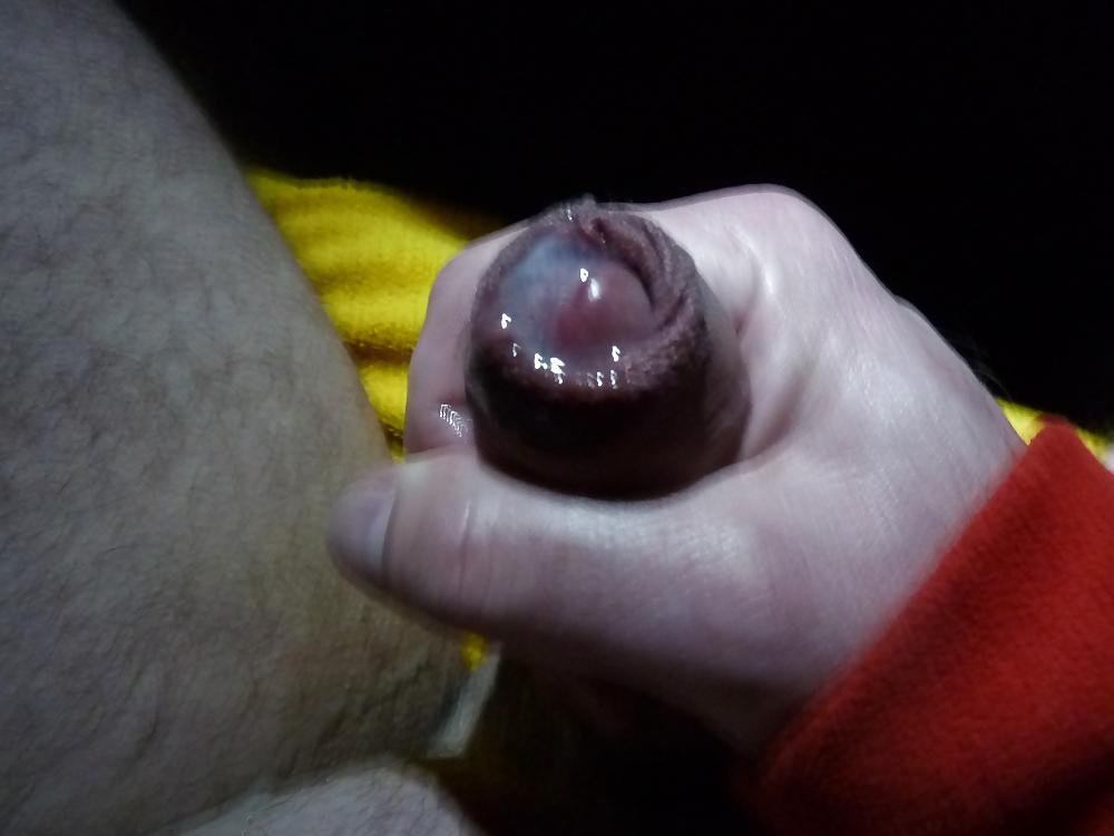 9P Small cock cumming