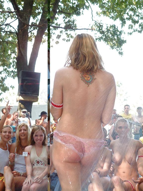 25P Some babe nude on the beach mixed
