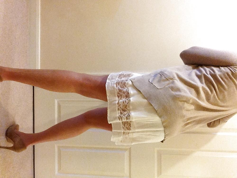 5P Teen crossdresser - Christening outfit