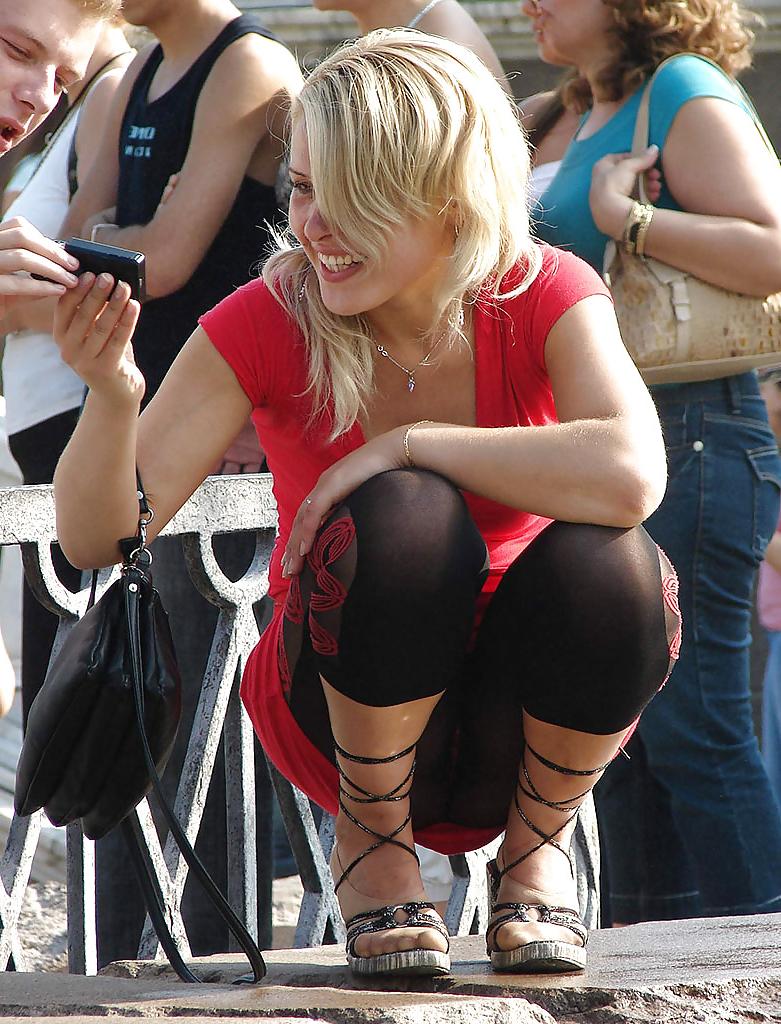 10P upskirt street candid part 4