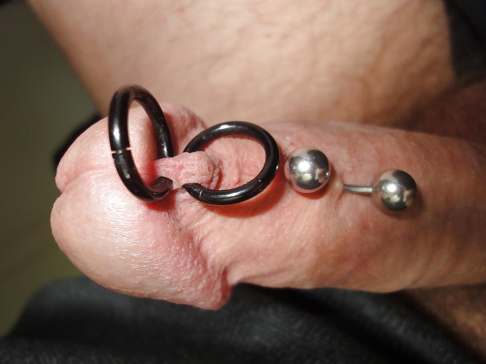 25P HD closeup of my pierced circumcised penis
