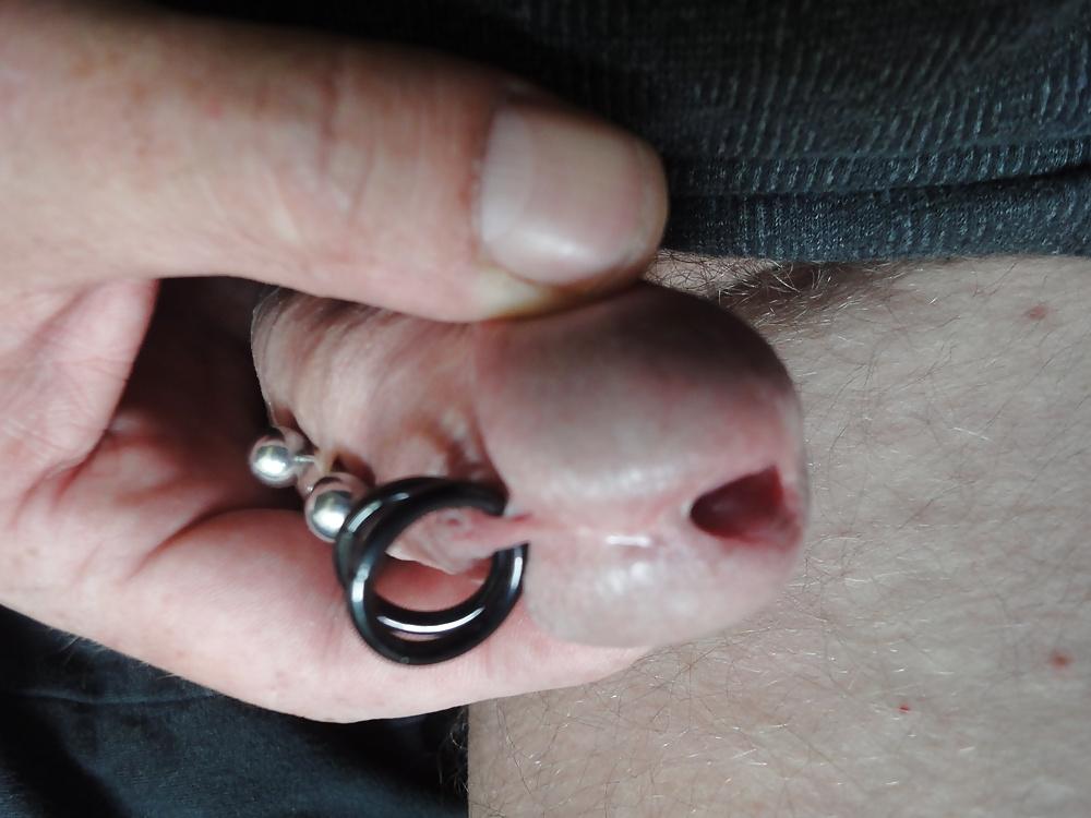 25P HD closeup of my pierced circumcised penis