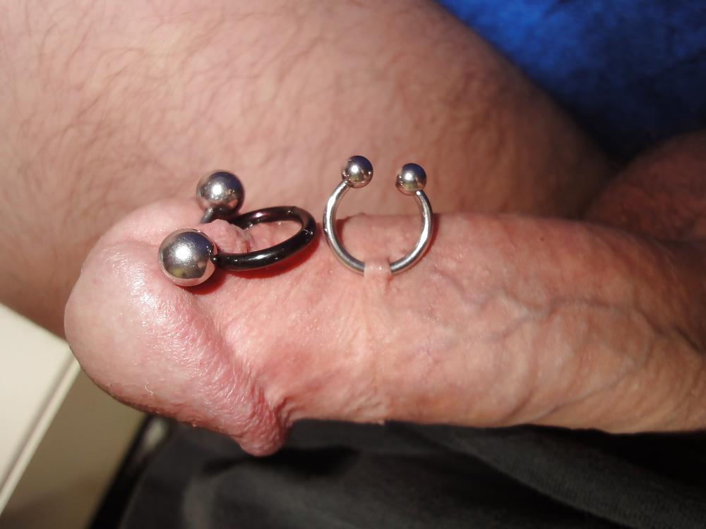 25P HD closeup of my pierced circumcised penis