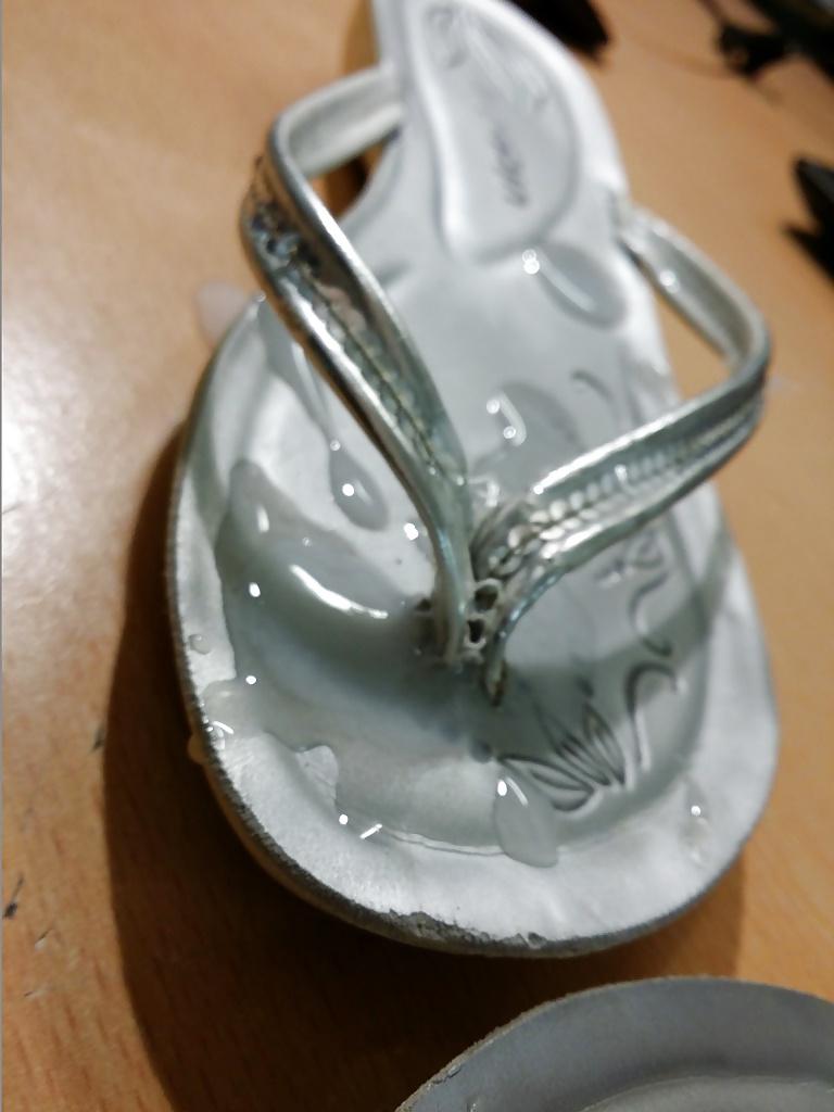 12P Fuck and cum flip flops bought on ebay