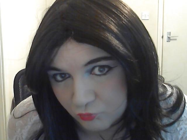 13P Lydia Lust Crossdresser in white