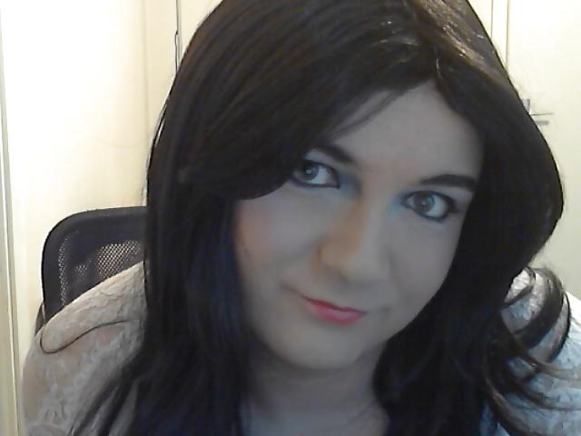 13P Lydia Lust Crossdresser in white
