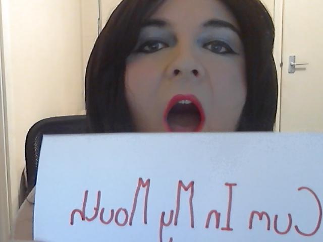 13P Lydia Lust Crossdresser in white