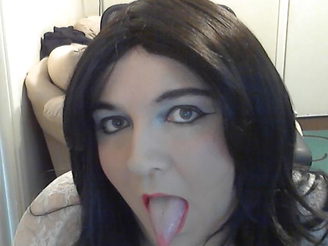 13P Lydia Lust Crossdresser in white