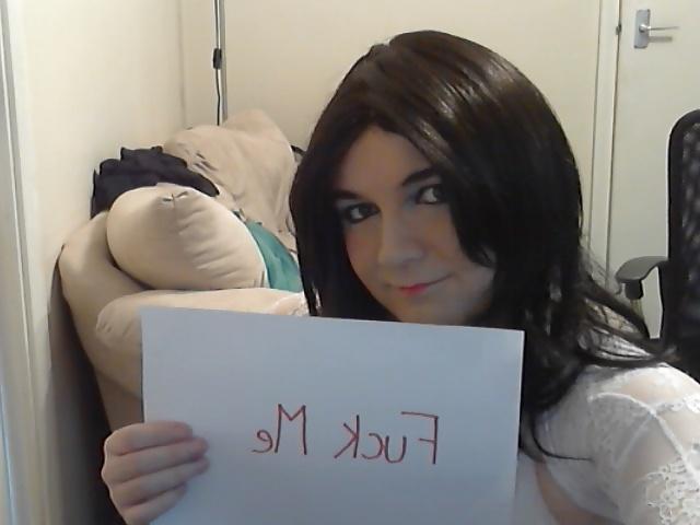 13P Lydia Lust Crossdresser in white