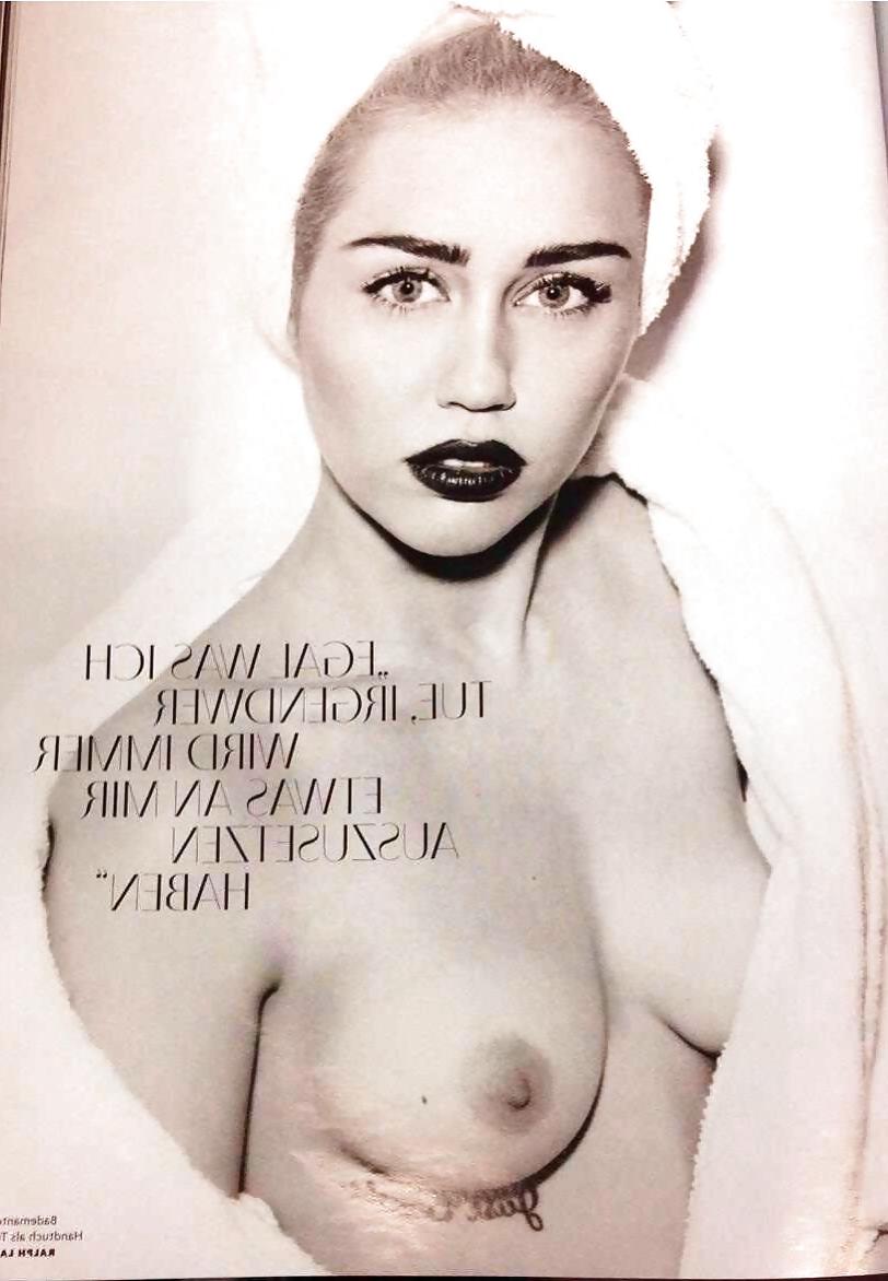4P Miley Cyrus Leaked German Vogue 