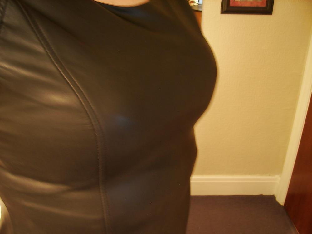 9P Leather dress and boots