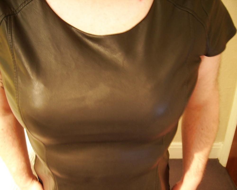 9P Leather dress and boots