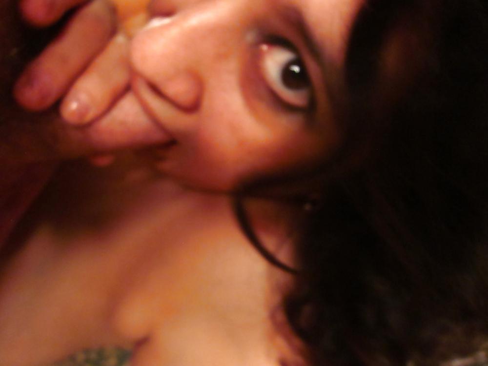 25P Naughty Nerd Gives Blow Job