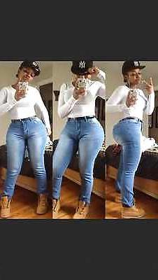 25P Thick black booty of Sultry Simone